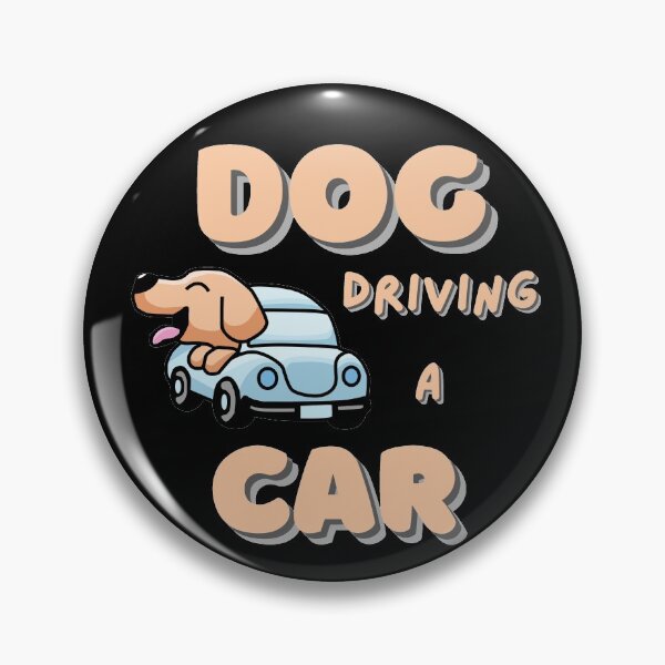 Item preview,  Dog Driving A Car Cartoon designed and sold by tr3nding.