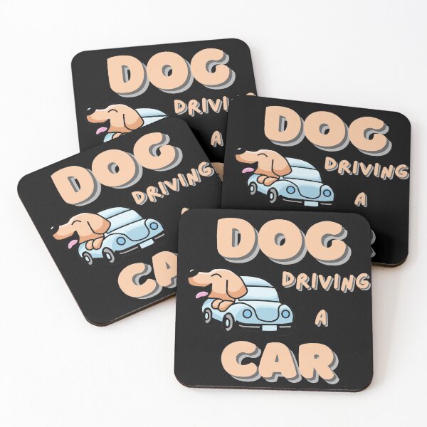 Item preview,  Dog Driving A Car Cartoon designed and sold by tr3nding.
