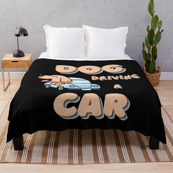 Item preview, Dog Driving A Car Cartoon designed and sold by tr3nding.