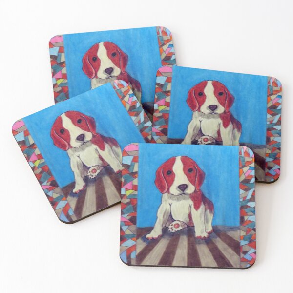 Item preview, 608 - FRIENDLY PUPPY - DAVE EDWARDS - COLOURED PENCILS - 2021 designed and sold by BLYTHART.