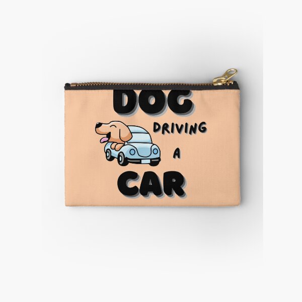Item preview,   Dog Driving A Car Cartoon Black designed and sold by tr3nding.