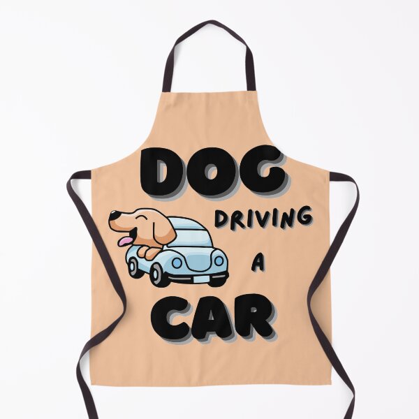Item preview,   Dog Driving A Car Cartoon Black designed and sold by tr3nding.