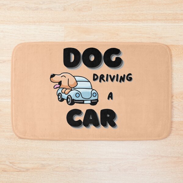 Item preview,   Dog Driving A Car Cartoon Black designed and sold by tr3nding.