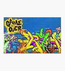 Game Over Photographic Print