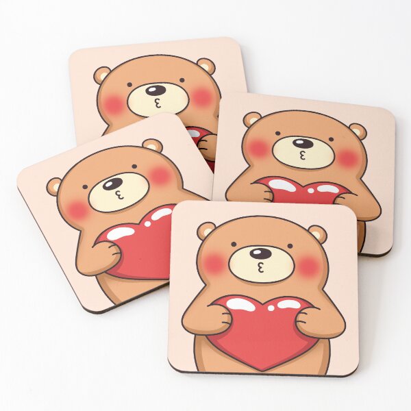 Item preview, Bear with heart designed and sold by Nikamii.