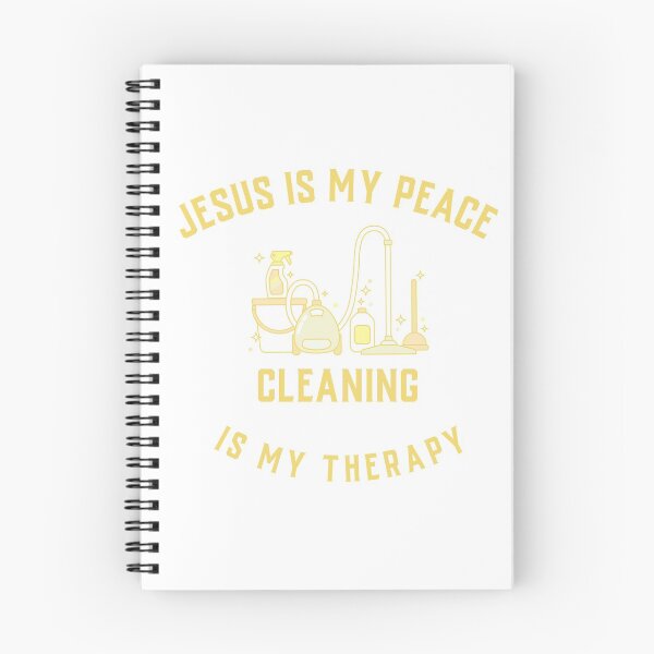 Item preview, Jesus Is My Peace Cleaning Is My Therapy designed and sold by VLamb.