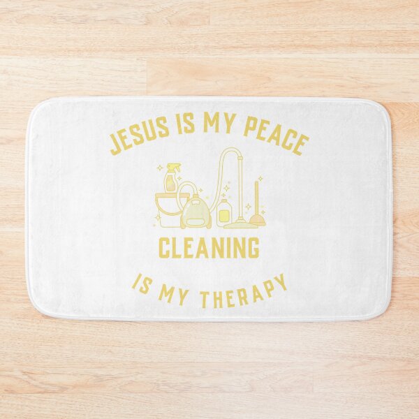Item preview, Jesus Is My Peace Cleaning Is My Therapy designed and sold by VLamb.