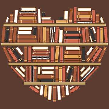 Artwork thumbnail, I Heart Books by renduh