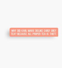 nerdy joke Canvas Print