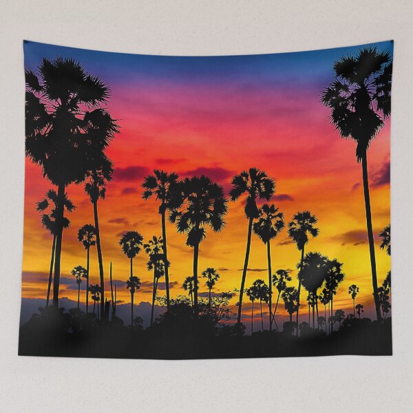 Item preview, palm trees sunset designed and sold by cutecrazytshirt.