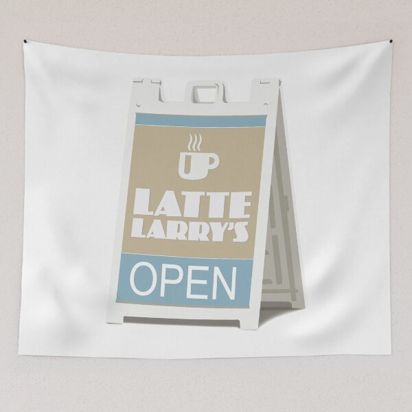 Item preview, Latte Larry's designed and sold by Shayli Kipnis.