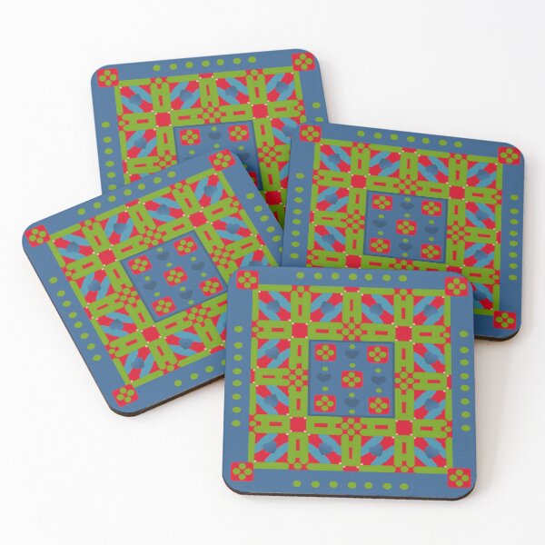 Item preview, Abstract Multicolored Pattern with Heart Accents designed and sold by Sendreka.
