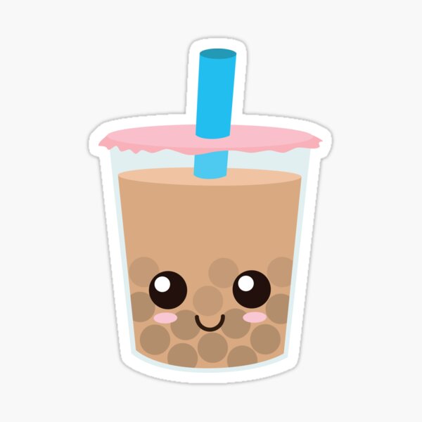 Happy Boba Sticker