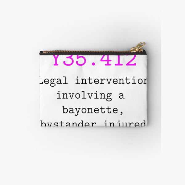 Item preview, ICD-10 Y35.412 designed and sold by HunterDDND.