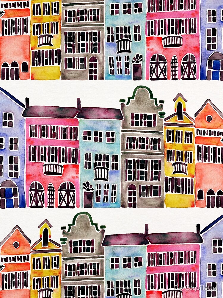 Rainbow Row – Charleston by catcoq