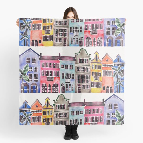 Item preview, Rainbow Row – Charleston designed and sold by Cat Coquillette.