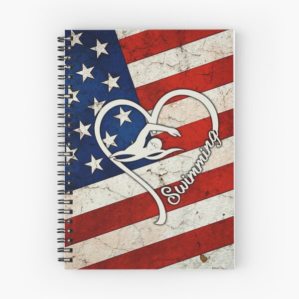 Item preview, Swimming American Flag Retro Art designed and sold by SweetThreads79.
