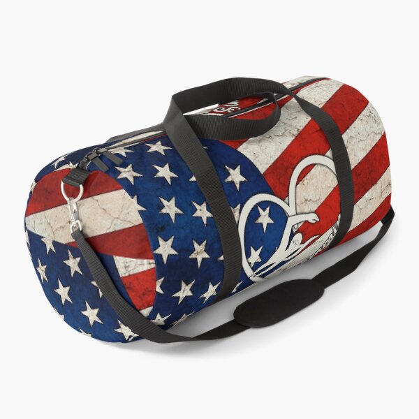 Item preview, Swimming American Flag Retro Art designed and sold by SweetThreads79.