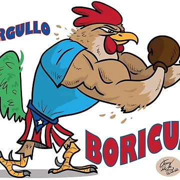 Artwork thumbnail, Puerto Rican Rooster by JohnnyPraize
