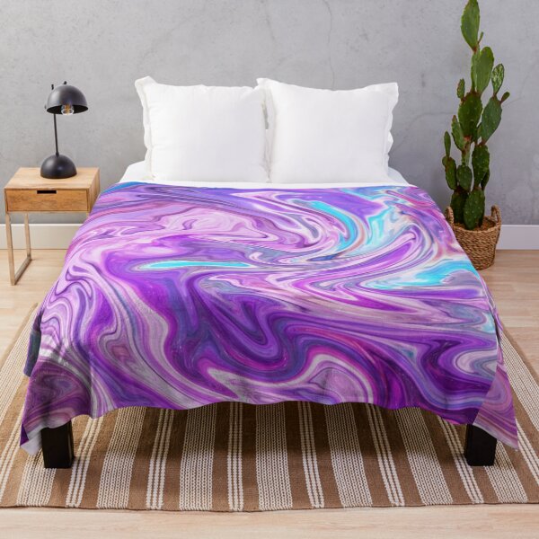 Item preview, Vibrant Abstract Pink, Purple, Blue Multicolor Marble Pattern designed and sold by silviaol.