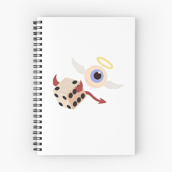 Item preview, Devils roll the Dice Angels roll their eyes designed and sold by Abigail Peters.