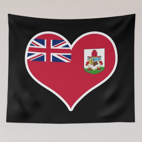 Item preview, Bermuda Flag Heart designed and sold by PKHalford.
