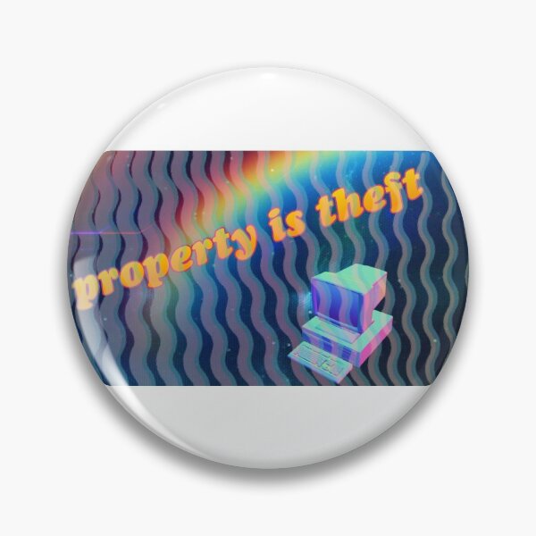 Item preview, Property is Theft Vaporwave designed and sold by Balerion6.