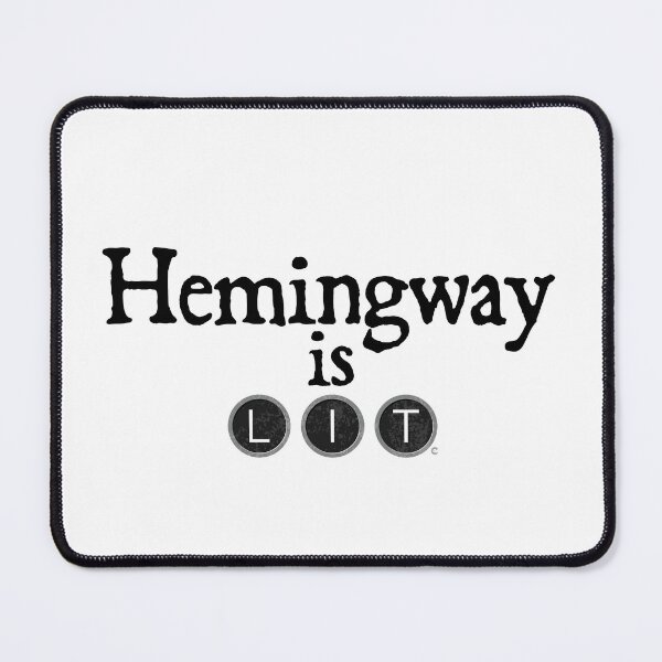 Item preview, Hemingway is Lit designed and sold by CuriousCurios.