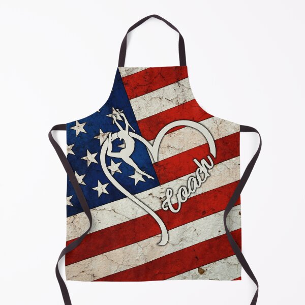 Aperçu de l'œuvre Art rétro de drapeau américain virevoltant créée et vendue par SweetThreads79.