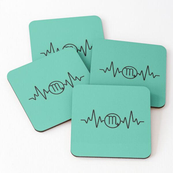 Item preview, Heartbeat Tattoos / Scorpio Heartbeat Tattoo designed and sold by haRexia.