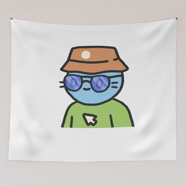 Item preview, Cool Cat#3333  Cute cat Cartoon cat Fisherman's hat designed and sold by PetTotem.