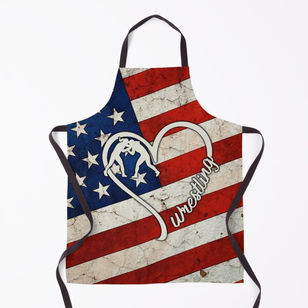 Item preview, Wrestling American Flag Retro Art designed and sold by SweetThreads79.