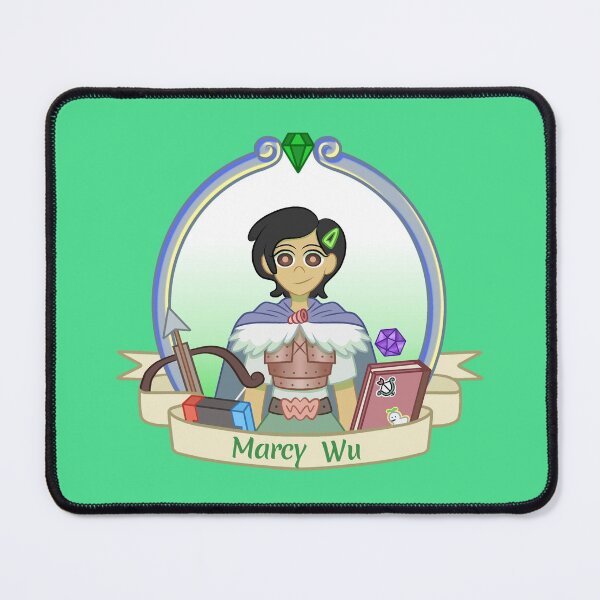 Item preview, Marcy Wu ribbon banner portrait designed and sold by Tensoserensei.