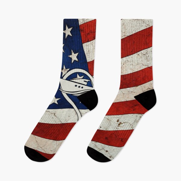 Item preview, Yachting American Flag Retro Art designed and sold by SweetThreads79.