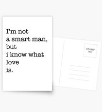 I Know What Love Is Postcards