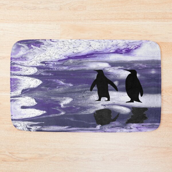 Item preview, Penguin Pals - Acrylic Pour designed and sold by HandmadeHill.