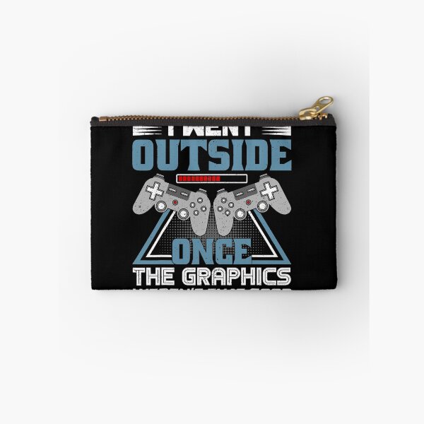 Item preview, I Went Outside Once - Funny Video Gamer Joke Gaming designed and sold by JenniferLecher.