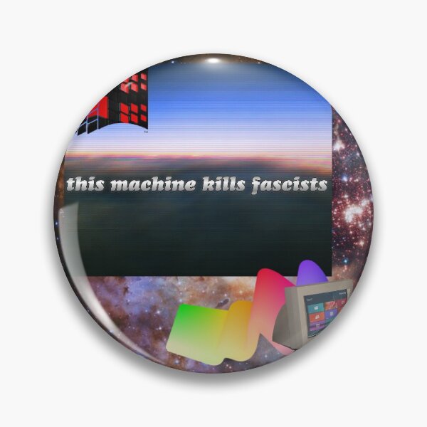 Item preview, This Machine Kills Fascists Vaporwave designed and sold by Balerion6.