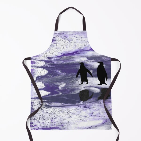 Item preview, Penguin Pals - Acrylic Pour designed and sold by HandmadeHill.