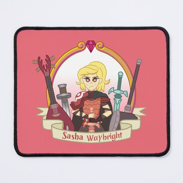 Item preview, Sasha Waybright ribbon banner portrait designed and sold by Tensoserensei.