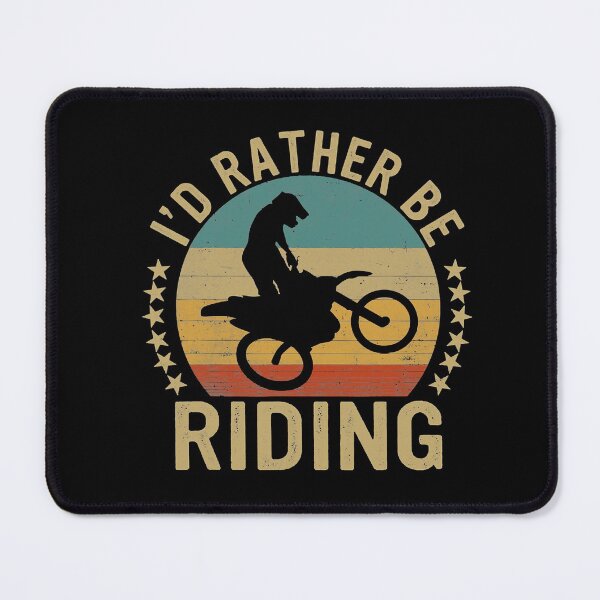 Item preview, I_d Rather Be Riding Moto Motocross  Vintage designed and sold by JenniferLecher.