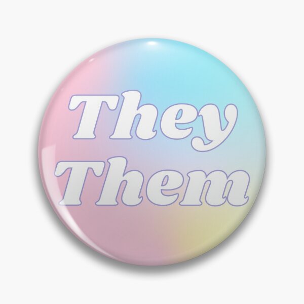 Item preview, They/Them Pronouns designed and sold by houseplantbabe.
