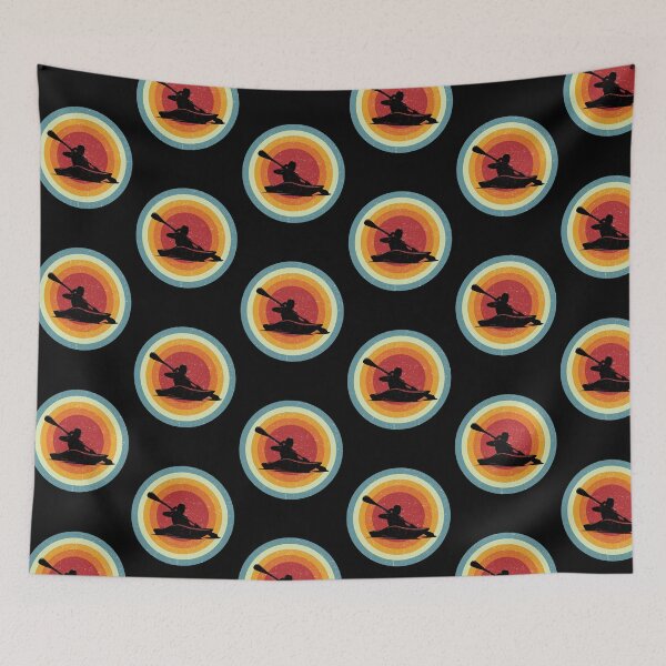 Item preview, Canoeing Circle Retro designed and sold by SweetThreads79.