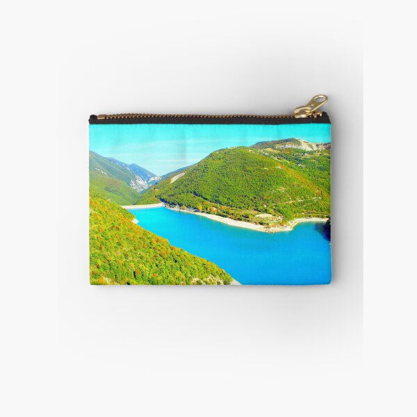 Item preview, Scene from Lago di Fiastra with blue waters designed and sold by Kristina Drozd.