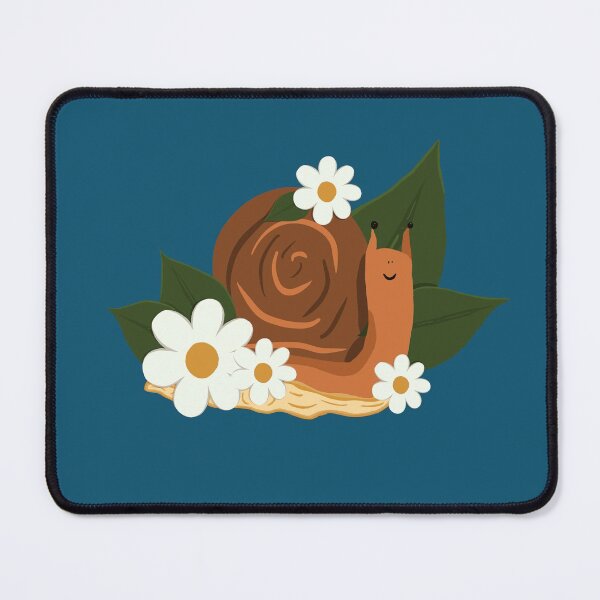 Item preview, Daisy Snail - Blue designed and sold by doodlebelleart.