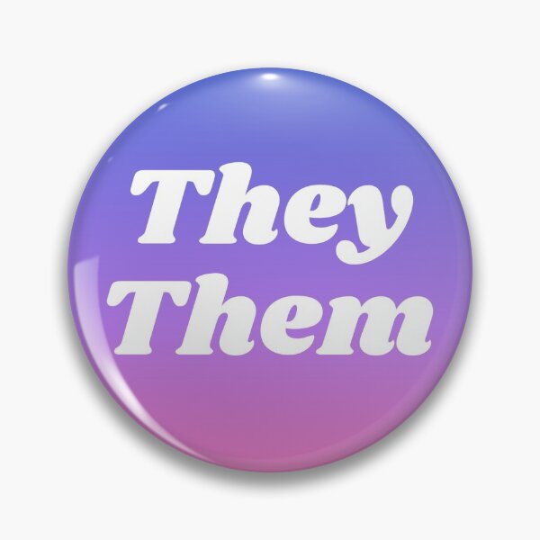 Item preview, They/Them Pronouns (Bi Pride) designed and sold by houseplantbabe.