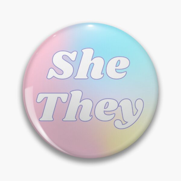 Item preview, She/They Pronouns designed and sold by houseplantbabe.