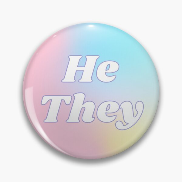 Item preview, He/They Pronouns designed and sold by houseplantbabe.
