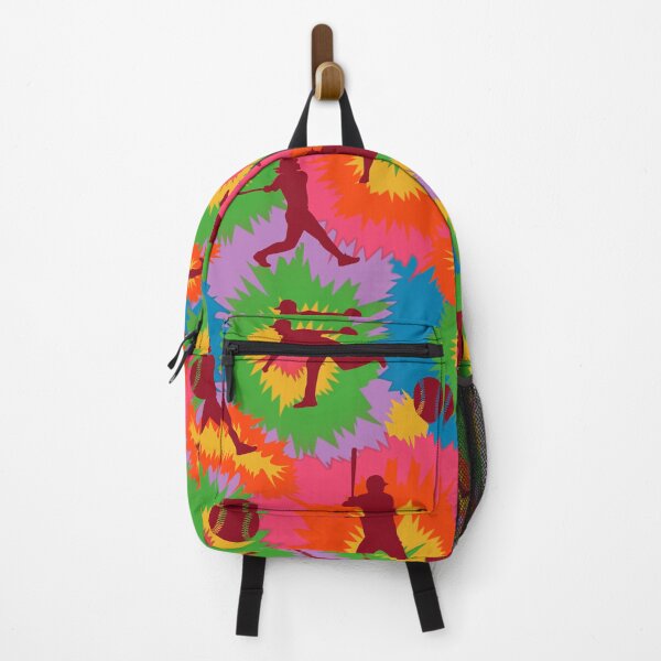 Item preview, Baseball Colorful Tie Dye Pattern designed and sold by SweetThreads79.