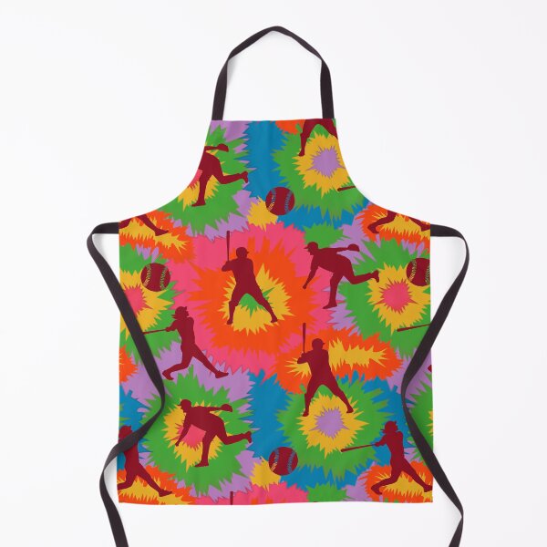 Item preview, Baseball Colorful Tie Dye Pattern designed and sold by SweetThreads79.